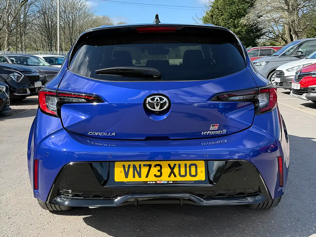 Used 2023 Toyota Corolla Gr Sport Obsidian Blue With Black Roof - Interior and Exterior details 6