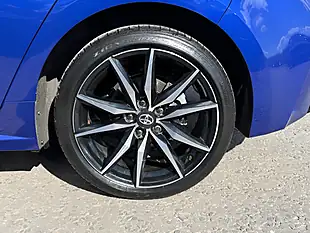 Used 2023 Toyota Corolla Gr Sport Obsidian Blue With Black Roof - Interior and Exterior details 8