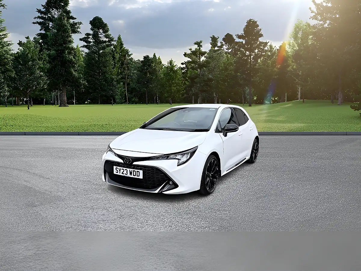 Used 2023 Toyota Corolla Gr Sport White - Front View