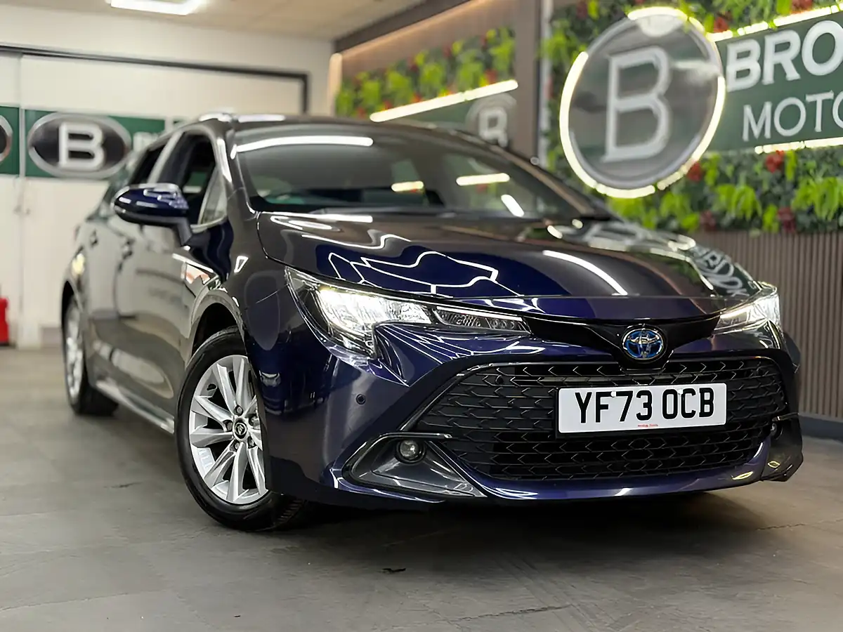 Used 2023 Toyota Corolla Icon Blue - Front View