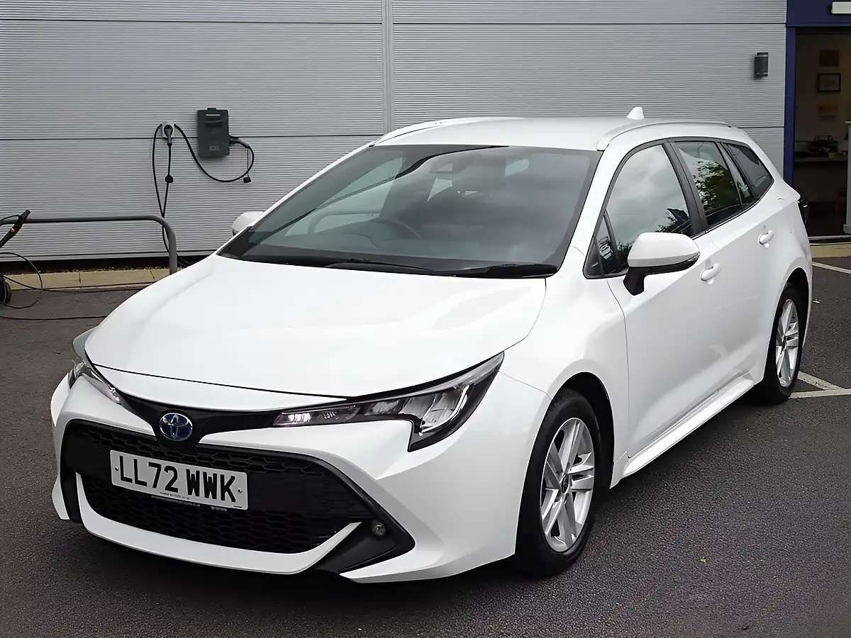 Used 2023 Toyota Corolla Icon Touring Sports White - Front View