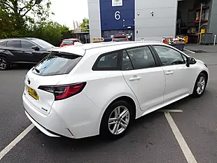 Used 2023 Toyota Corolla Icon Touring Sports White - Interior and Exterior details 12