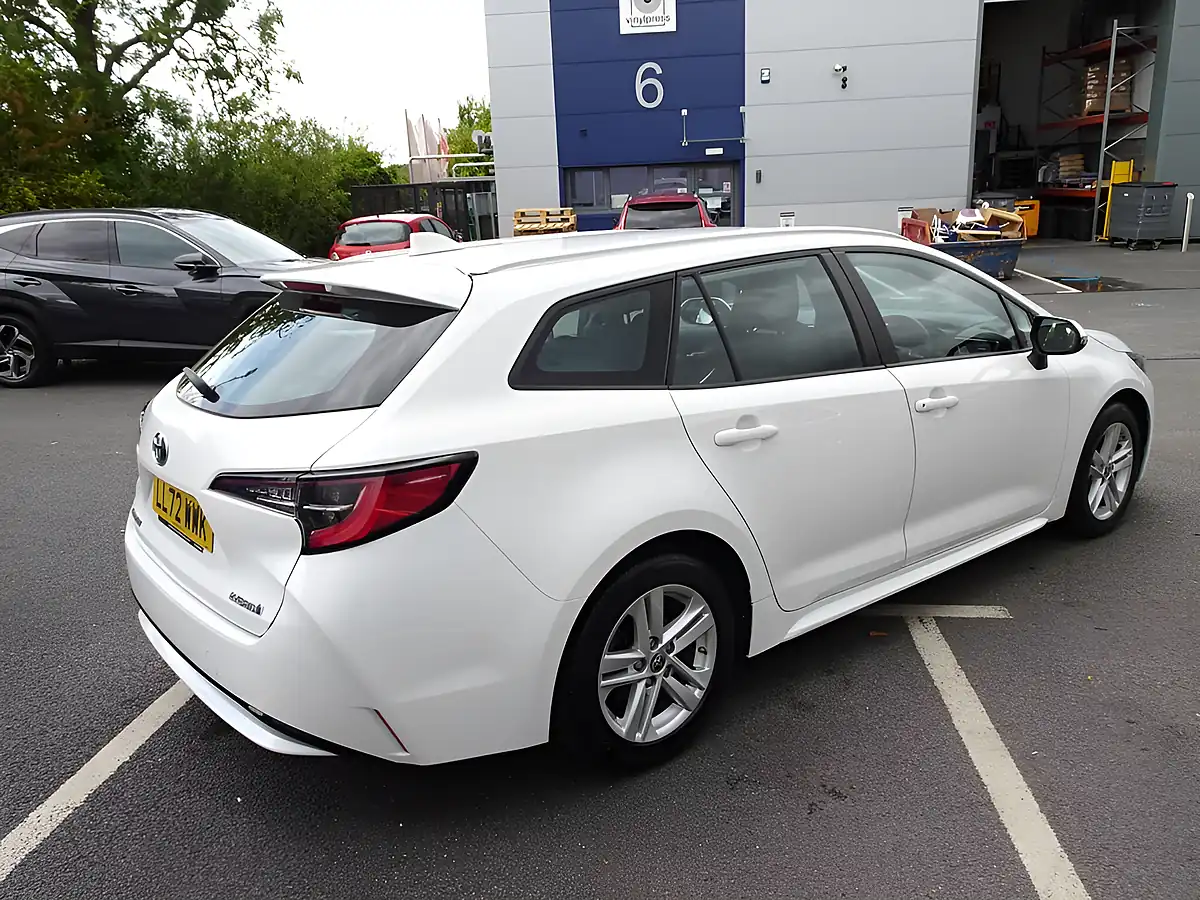 Used 2023 Toyota Corolla Icon Touring Sports White - Interior and Exterior details 12