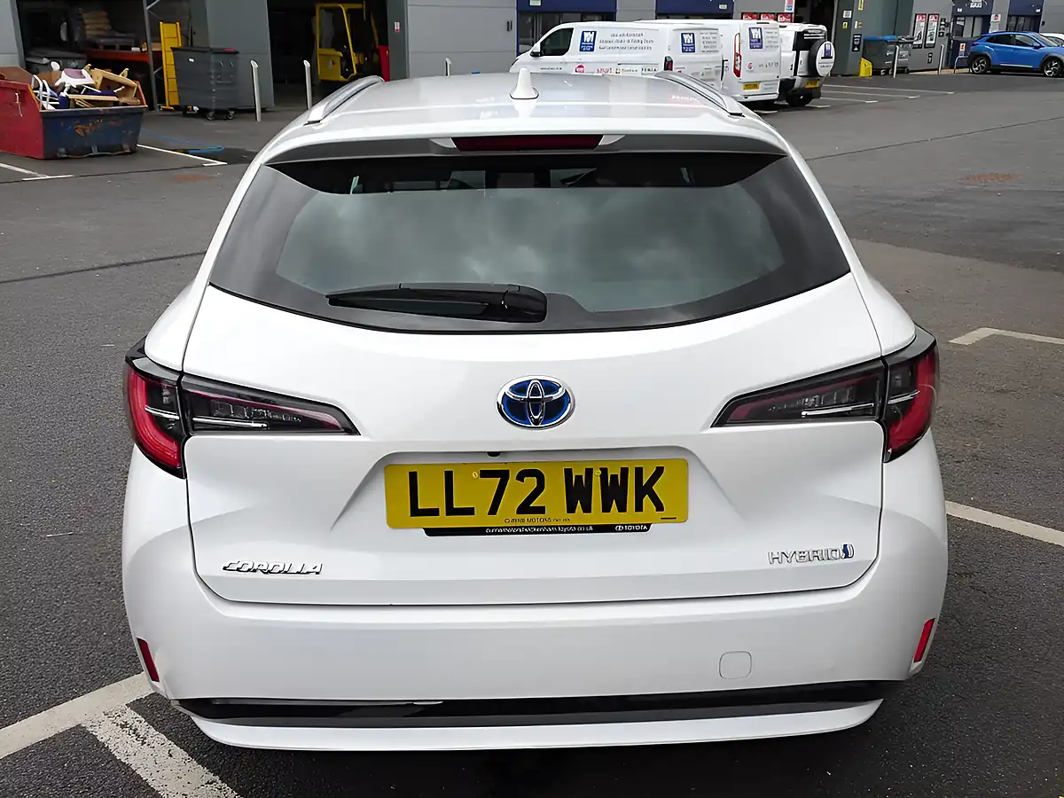 Used 2023 Toyota Corolla Icon Touring Sports White - Interior and Exterior details 14