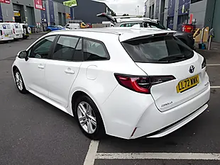 Used 2023 Toyota Corolla Icon Touring Sports White - Interior and Exterior details 15