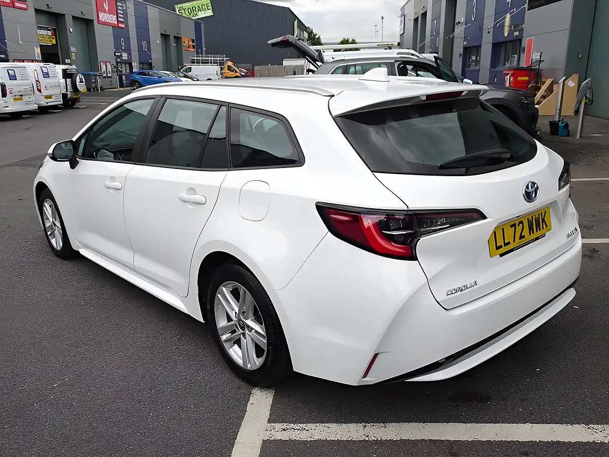 Used 2023 Toyota Corolla Icon Touring Sports White - Interior and Exterior details 15