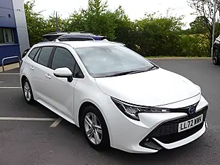 Used 2023 Toyota Corolla Icon Touring Sports White - Interior and Exterior details 7