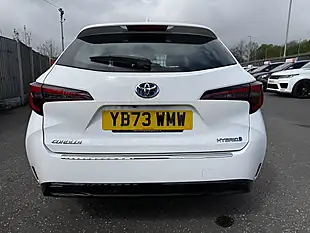 Used 2023 Toyota Corolla White - Interior and Exterior details 10