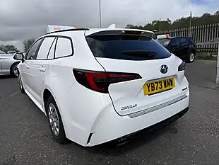 Used 2023 Toyota Corolla White - Interior and Exterior details 11