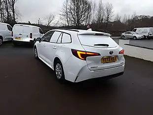 Used 2023 Toyota Corolla White - Interior and Exterior details 5