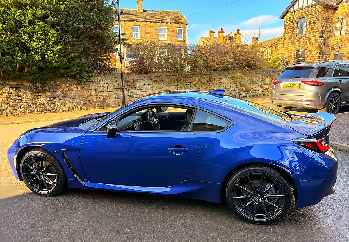 Used 2023 Toyota GR86 Coupe Sapphire Blue Pearl - Interior and Exterior details 11