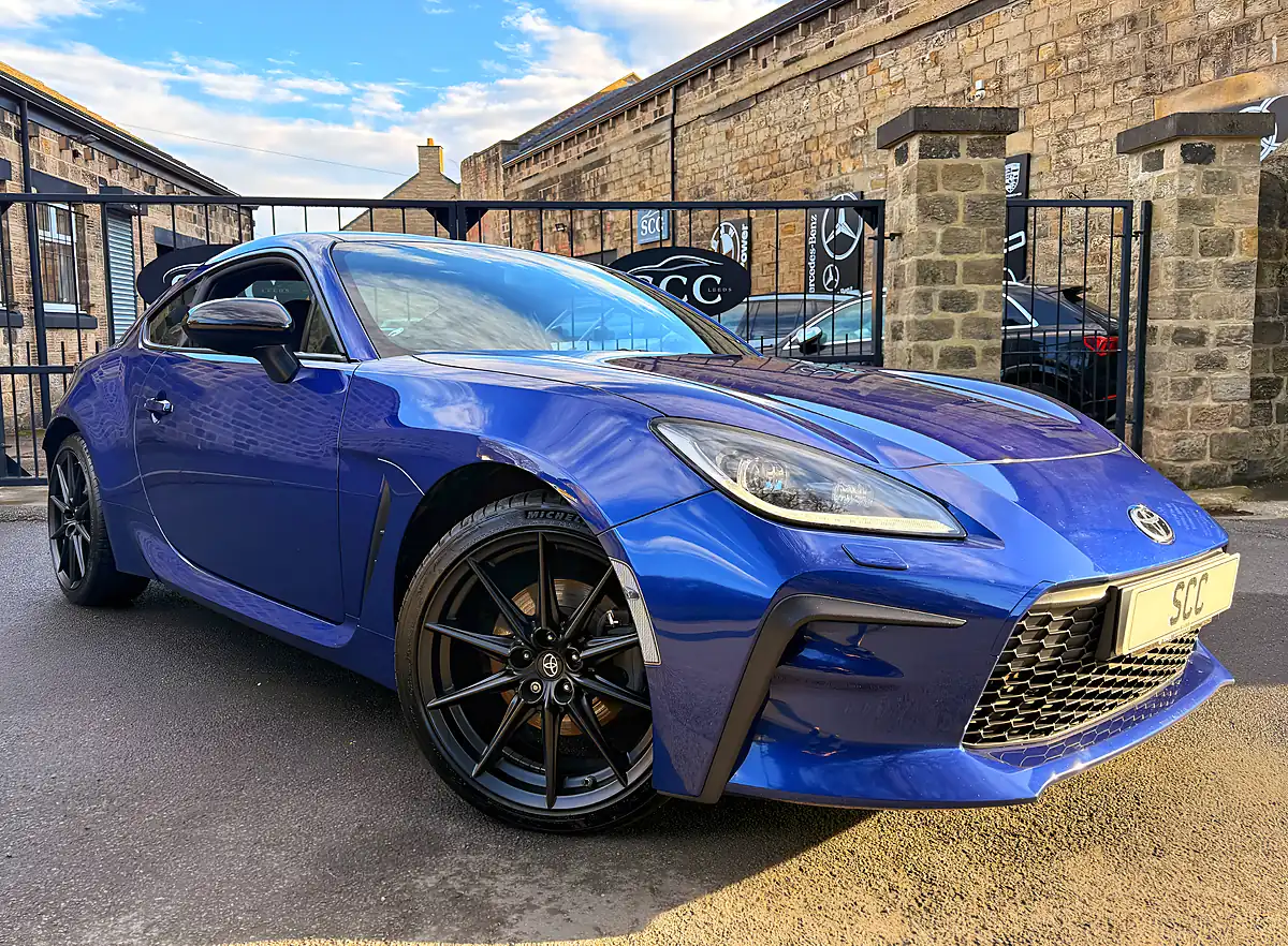 Used 2023 Toyota GR86 Coupe Sapphire Blue Pearl - Interior and Exterior details 5