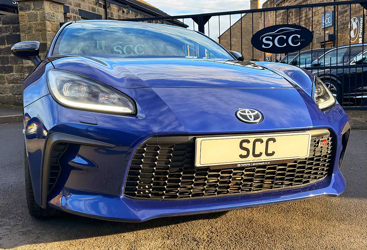 Used 2023 Toyota GR86 Coupe Sapphire Blue Pearl - Interior and Exterior details 7