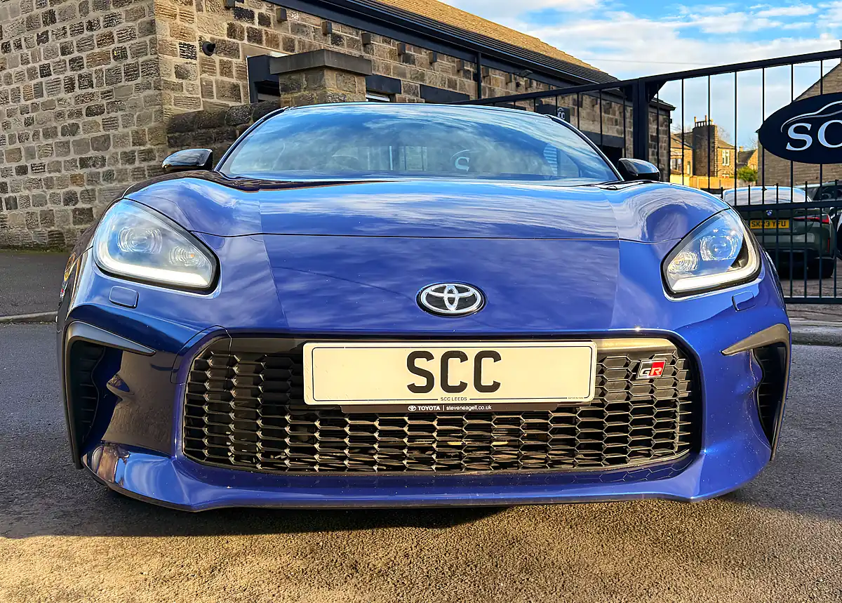 Used 2023 Toyota GR86 Coupe Sapphire Blue Pearl - Interior and Exterior details 8