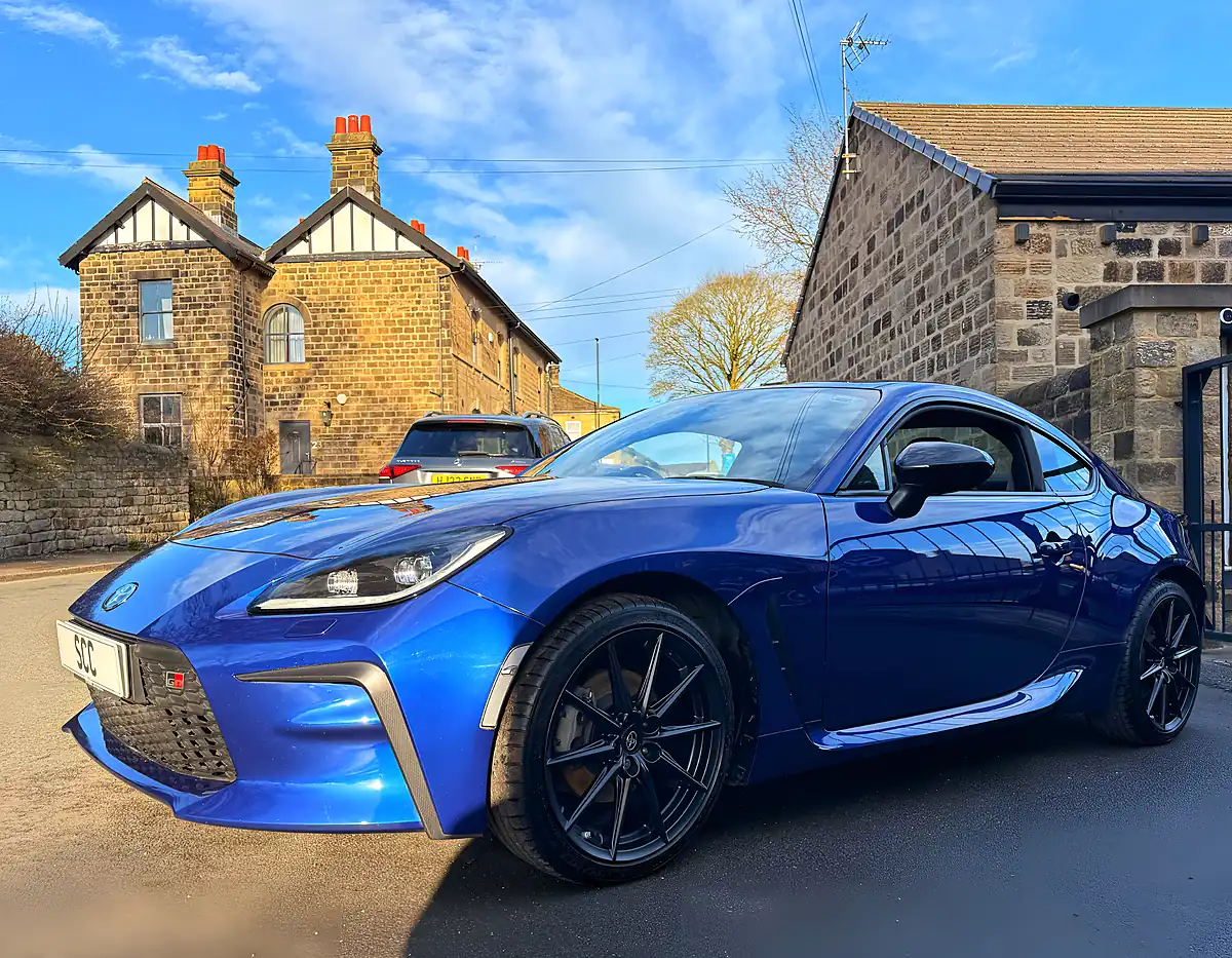 Used 2023 Toyota GR86 Coupe Sapphire Blue Pearl - Interior and Exterior details 9