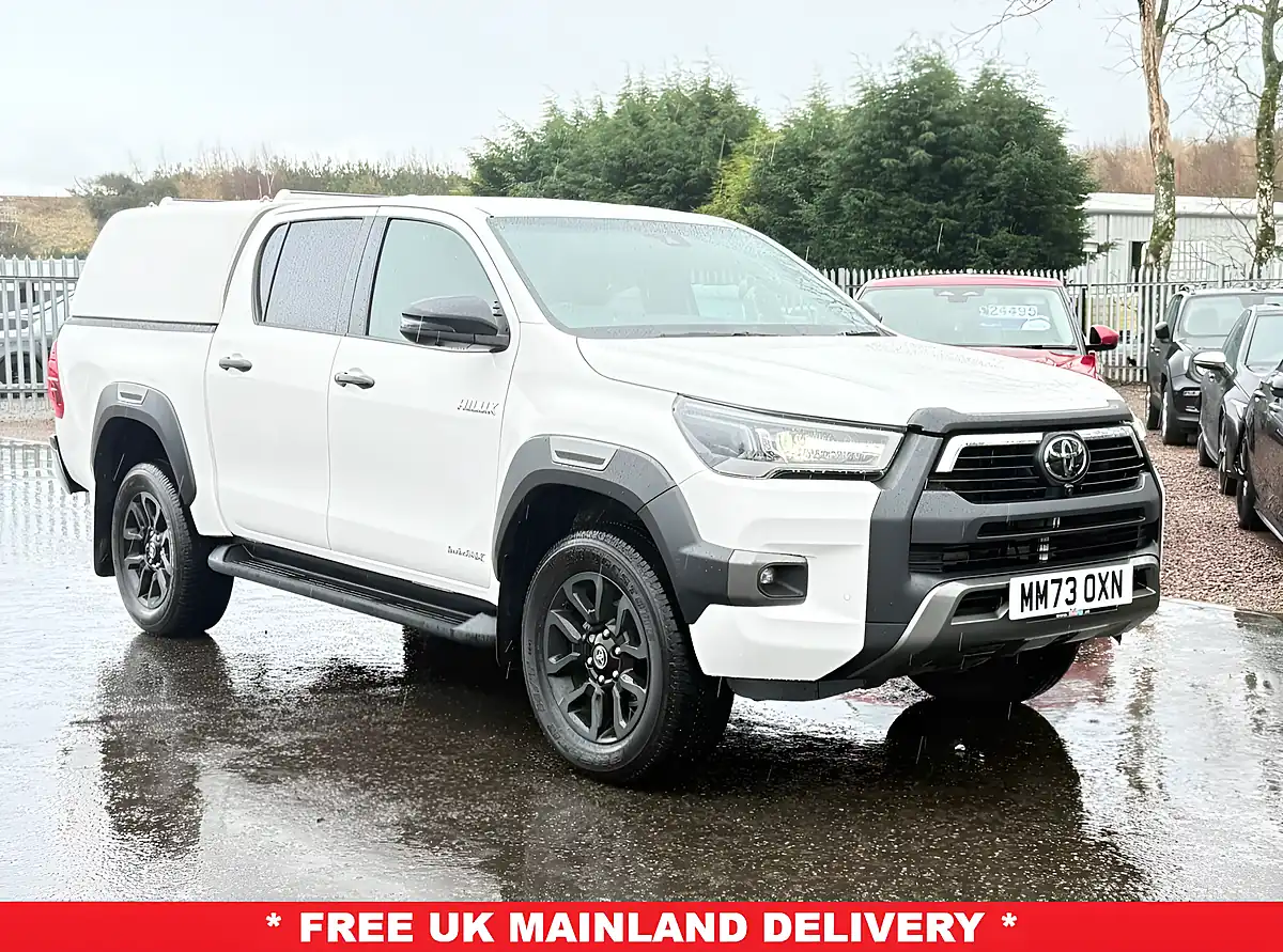Used 2023 Toyota Hi-Lux Invincible X Pure White - Front View