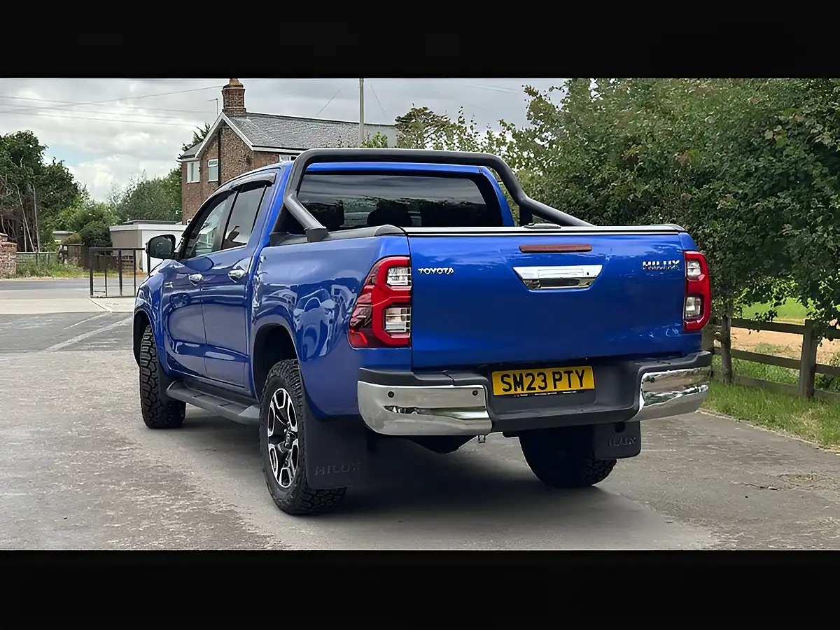 Used 2023 Toyota Hilux Invincible Blue - Interior and Exterior details 4