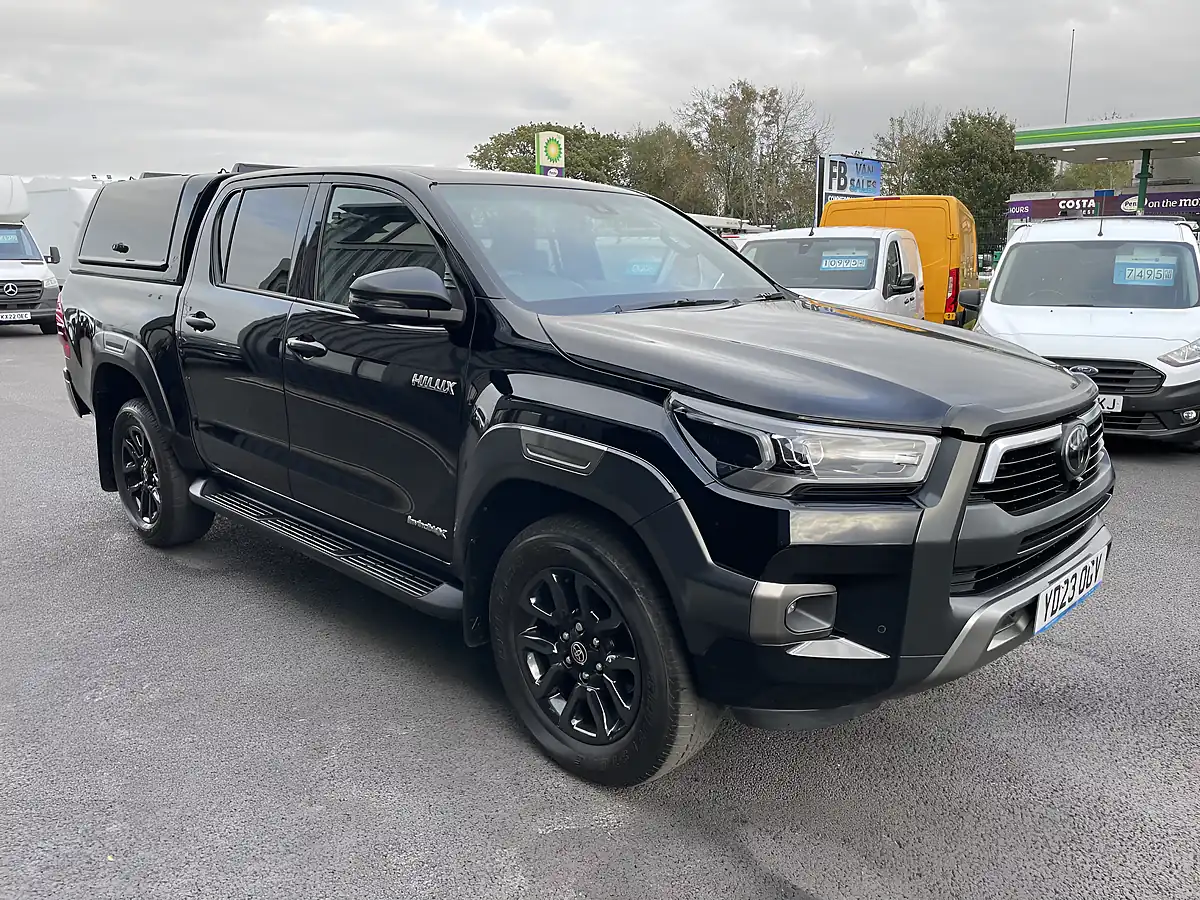 Used 2023 Toyota Hilux Invincible-X Black - Interior and Exterior details 4