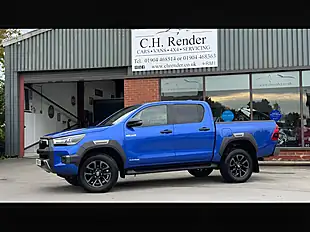 Used 2023 Toyota Hilux Invincible X Blue - Interior and Exterior details 18