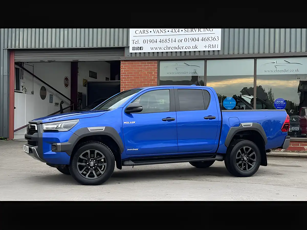 Used 2023 Toyota Hilux Invincible X Blue - Interior and Exterior details 2