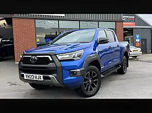 Used 2023 Toyota Hilux Invincible X Blue - Interior and Exterior details 4