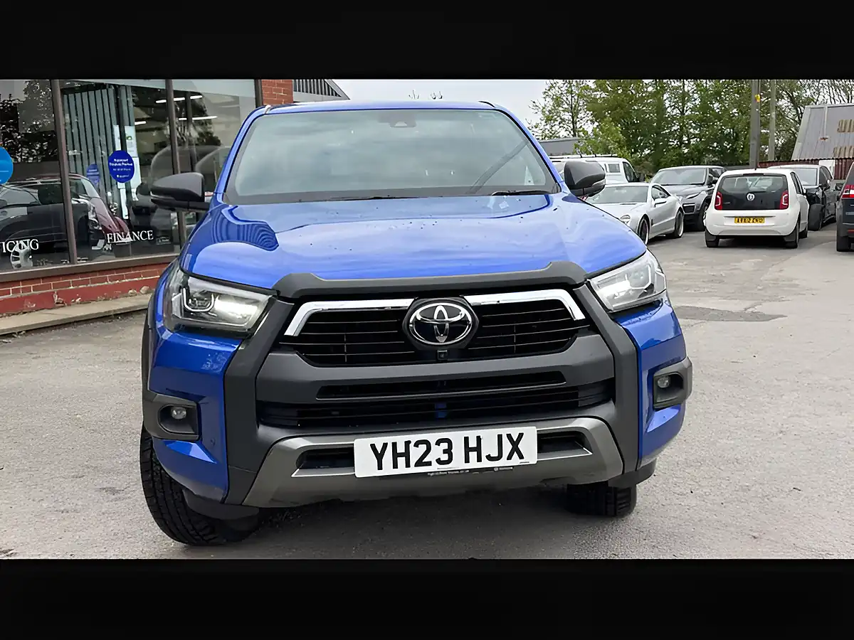 Used 2023 Toyota Hilux Invincible X Blue - Interior and Exterior details 5