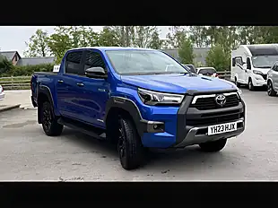Used 2023 Toyota Hilux Invincible X Blue - Interior and Exterior details 6