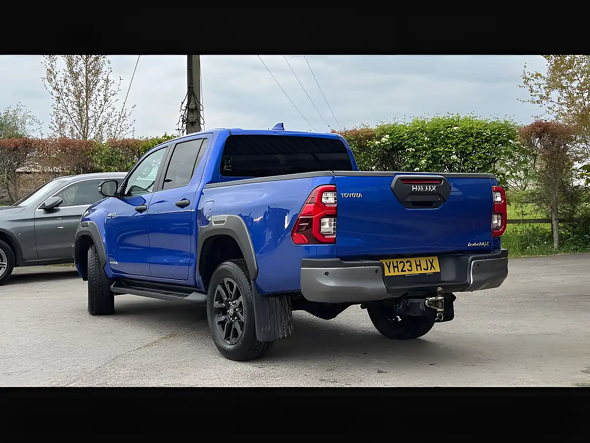 Used 2023 Toyota Hilux Invincible X Blue - Interior and Exterior details 8