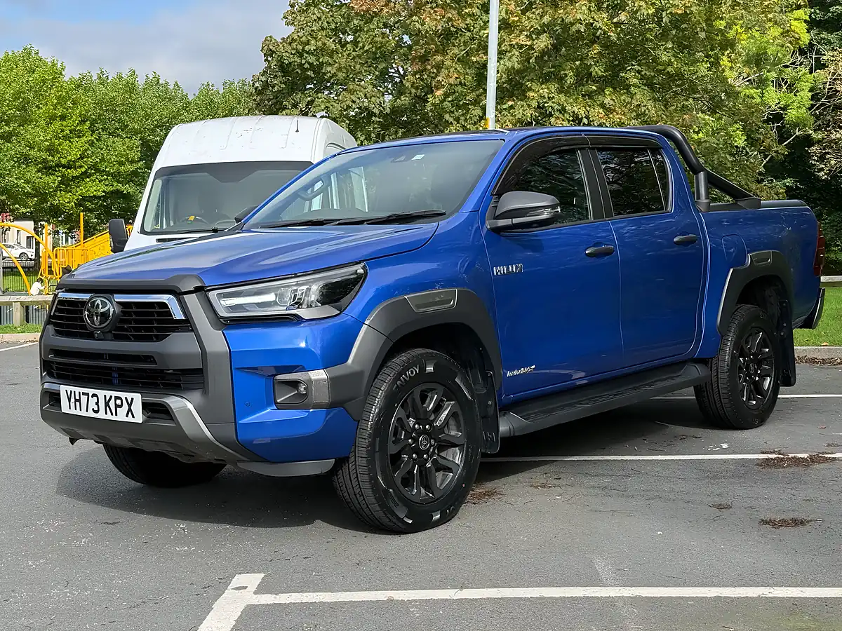 Used 2023 Toyota Hilux Invincible X Blue - Interior and Exterior details 2