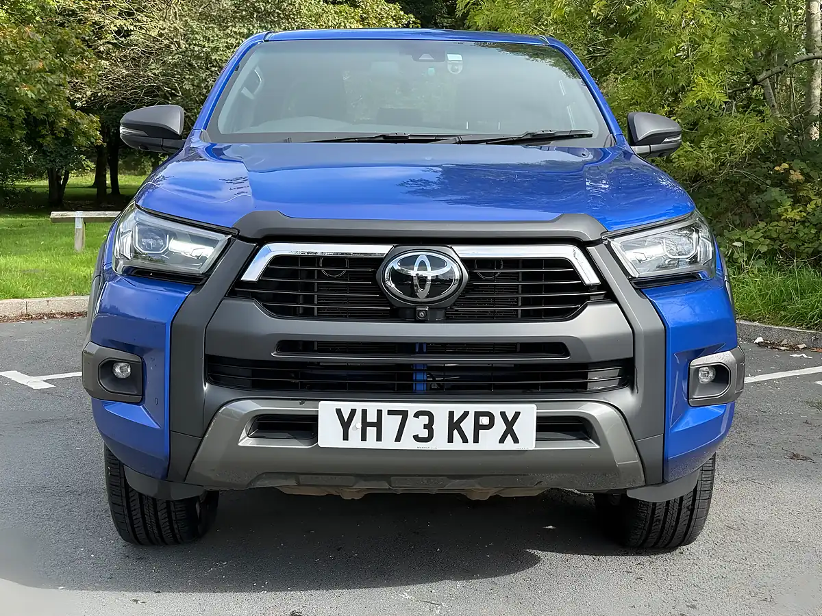Used 2023 Toyota Hilux Invincible X Blue - Interior and Exterior details 3