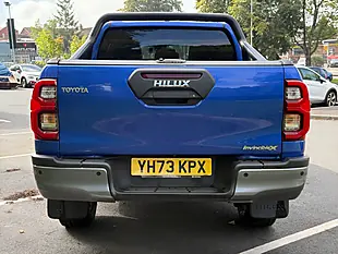 Used 2023 Toyota Hilux Invincible X Blue - Interior and Exterior details 4