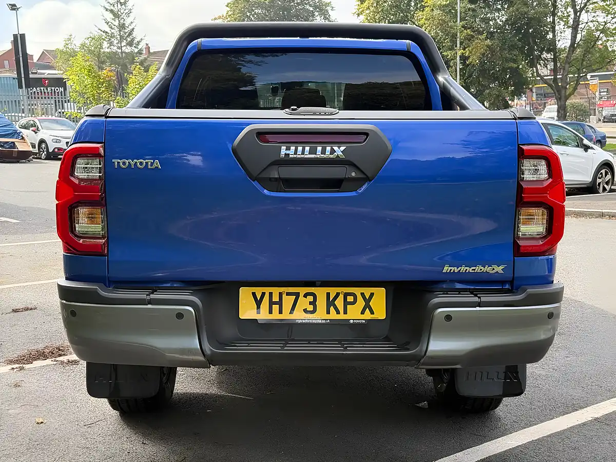 Used 2023 Toyota Hilux Invincible X Blue - Interior and Exterior details 4