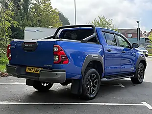 Used 2023 Toyota Hilux Invincible X Blue - Interior and Exterior details 5