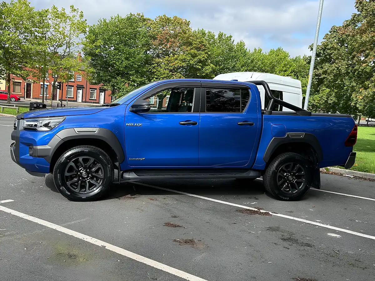 Used 2023 Toyota Hilux Invincible X Blue - Interior and Exterior details 6