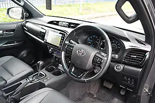 Used 2023 Toyota Hilux Invincible X Grey - Interior and Exterior details 10