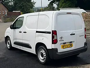 Used 2023 Toyota Proace Active Short Panel Van White - Interior and Exterior details 4