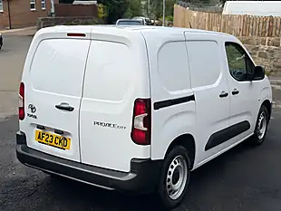 Used 2023 Toyota Proace Active Short Panel Van White - Interior and Exterior details 7