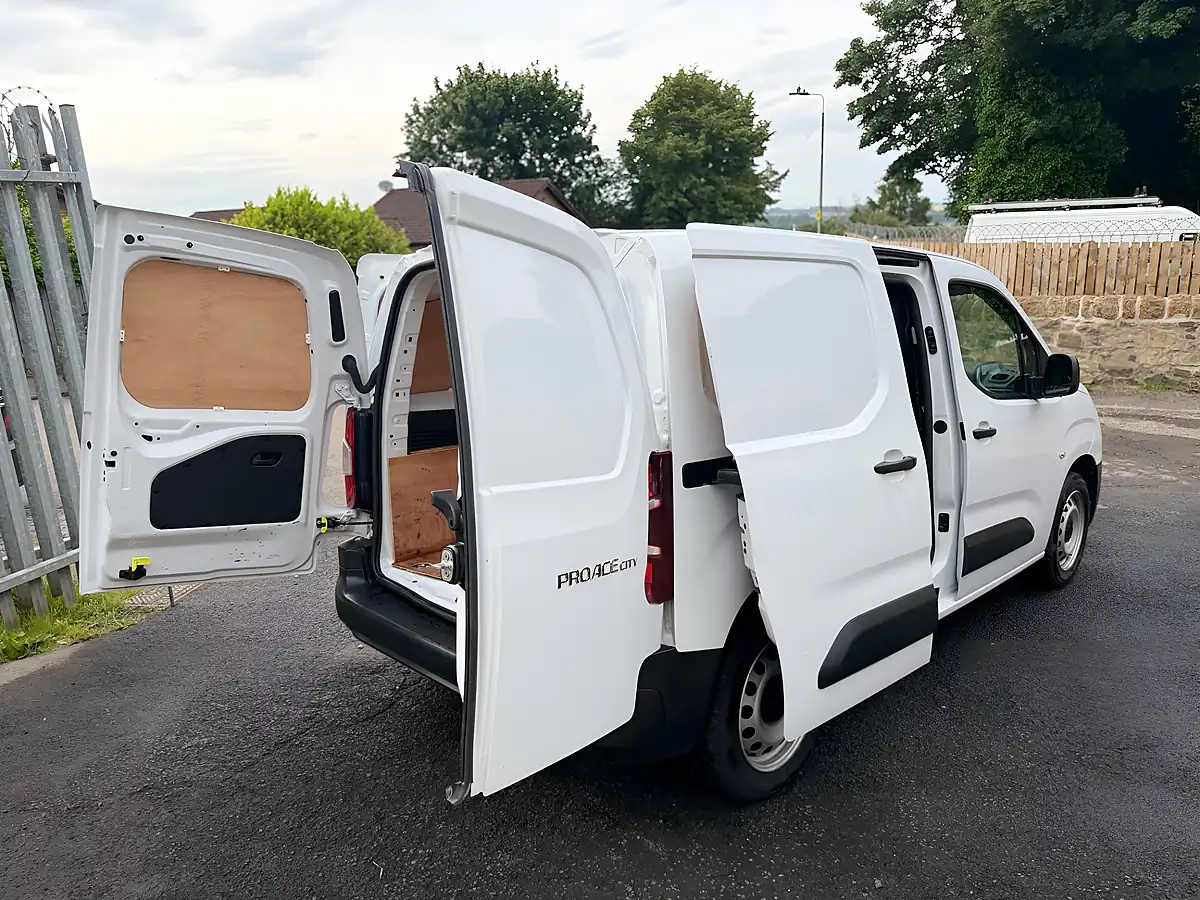 Used 2023 Toyota Proace City Active Short Panel Van White - Interior and Exterior details 10