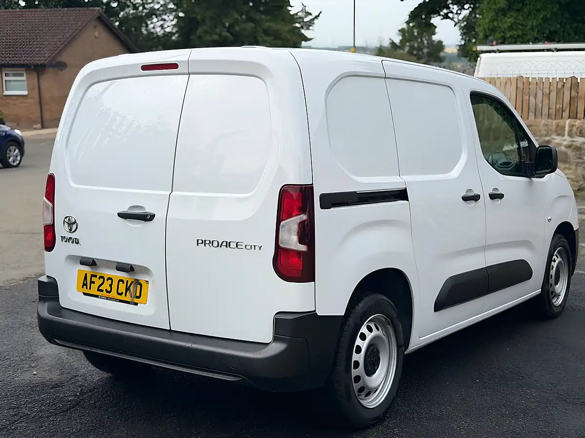 Used 2023 Toyota Proace City Active Short Panel Van White - Interior and Exterior details 5