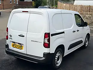 Used 2023 Toyota Proace City Active Short Panel Van White - Interior and Exterior details 7