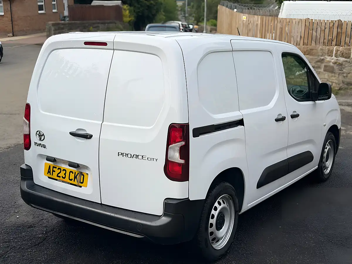 Used 2023 Toyota Proace City Active Short Panel Van White - Interior and Exterior details 7