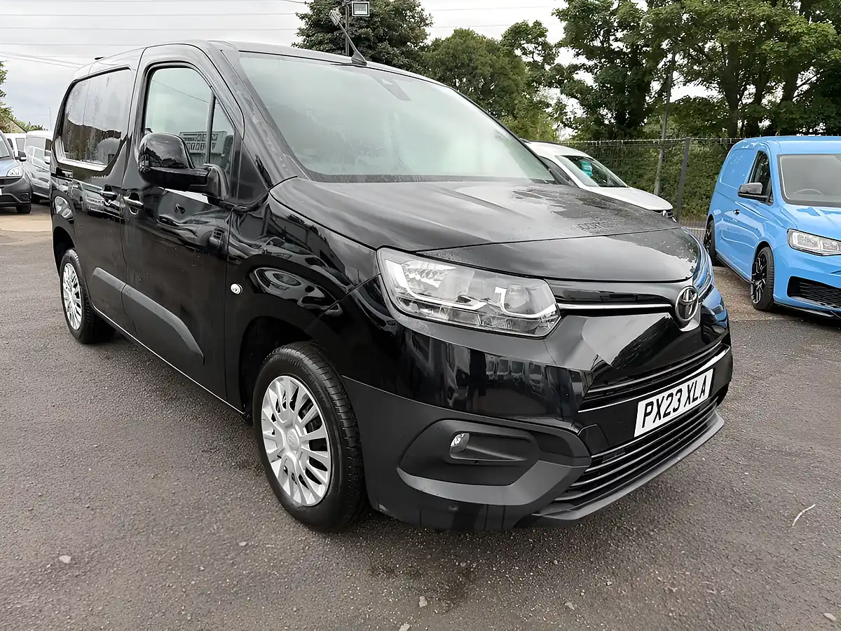 Used 2023 Toyota Proace City Icon Short Panel Van Black - Interior and Exterior details 10