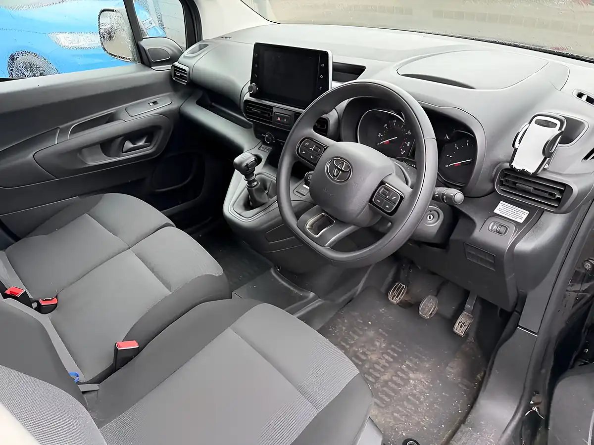 Used 2023 Toyota Proace City Icon Short Panel Van Black - Interior and Exterior details 3