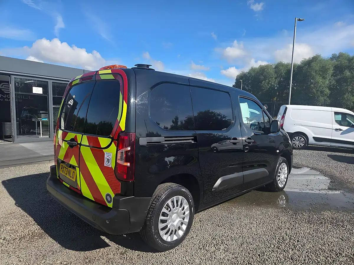 Used 2023 Toyota Proace City Icon Short Panel Van Swb Black - Interior and Exterior details 9