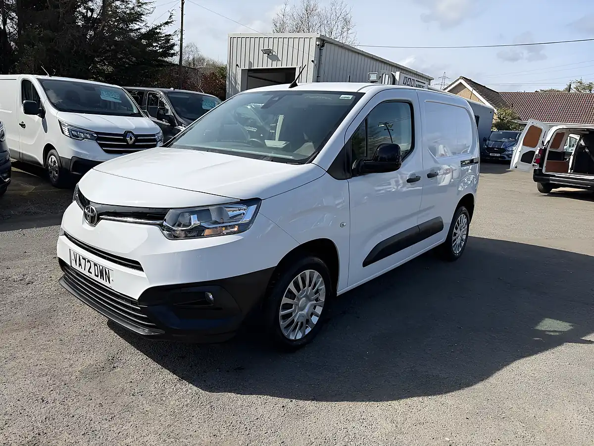 Used 2023 Toyota Proace City Icon Short Panel Van White - Front View