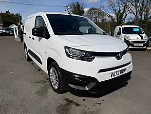 Used 2023 Toyota Proace City Icon Short Panel Van White - Interior and Exterior details 11