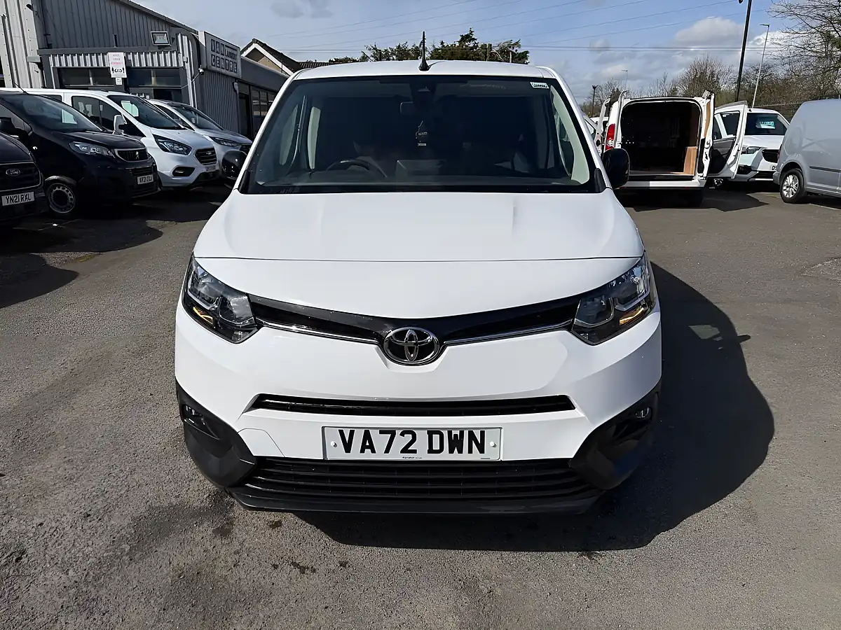 Used 2023 Toyota Proace City Icon Short Panel Van White - Interior and Exterior details 12
