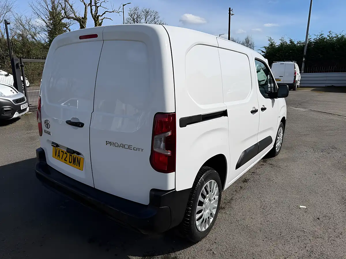 Used 2023 Toyota Proace City Icon Short Panel Van White - Interior and Exterior details 2