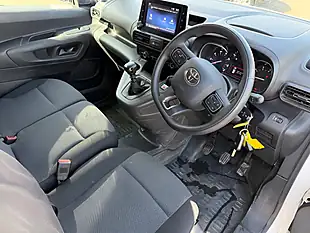 Used 2023 Toyota Proace City Icon Short Panel Van White - Interior and Exterior details 3