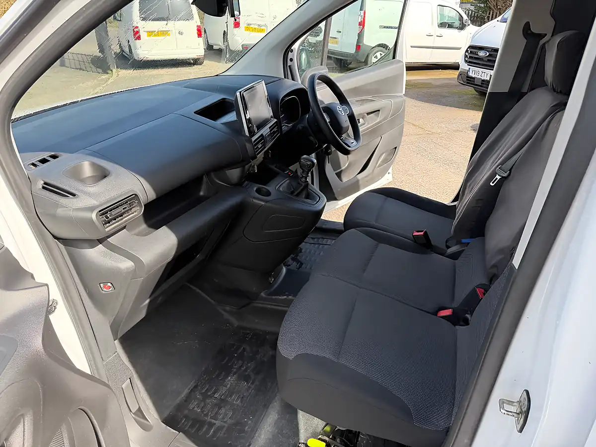 Used 2023 Toyota Proace City Icon Short Panel Van White - Interior and Exterior details 6